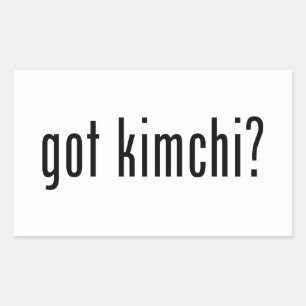 Funny "got kimchi?" Aufkleber