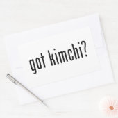 Funny "got kimchi?" Aufkleber (Umschlag)