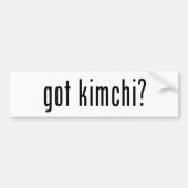 Funny "got kimchi?" Autoaufkleber (Vorne)