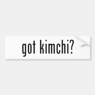 Funny "got kimchi?" Autoaufkleber