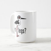 Funny Got Legs? Stilt Birdorable Kaffeetasse (Vorderseite Links)