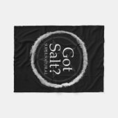 Funny Got Salt Supernatural Salt Circle Lit Gft Te Fleecedecke (Vorderseite (Horizontal))