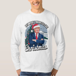 Funny Got, was ich zu Weihnachten Wollte Trump T-Shirt