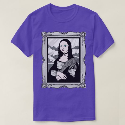 Funny Goth Da Vinci Parody T-Shirt (Design vorne)