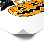 Funny Gothic Crow Humor F-Caw-F Essential Poster (Ecke)