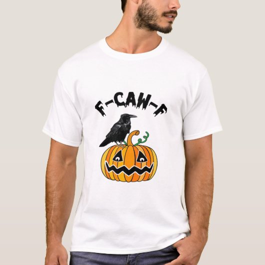 Funny Gothic Crow Humor F-Caw-F Essential T-Shirt (Vorderseite)