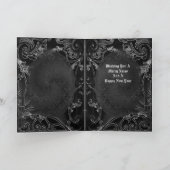 Funny Gothic Weihnachtskarte Feiertagskarte (Innenseite)