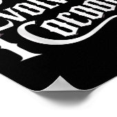Funny Gothic Zitat I Don't Evolve I Cocoon Sarcast Poster (Ecke)