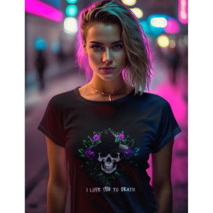 Funny Gothine Valentine, Skelett Valetines T - Shi T-Shirt