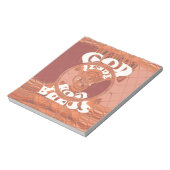 Funny Gott segess You Golden kenya Hakuna Matata G Notizblock (Rotiert)