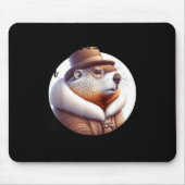Funny Goundhog Graphic Mousepad (Vorne)