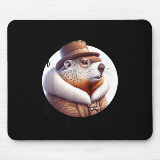 Funny Goundhog Graphic Mousepad (Vorne)