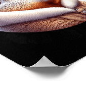 Funny Goundhog Graphic  Poster (Ecke)