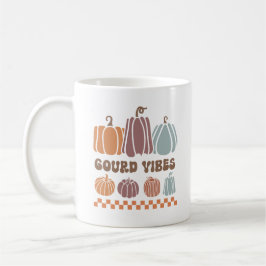 Funny "Gourd Vibes" Fall Kaffeetasse