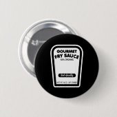 Funny Gourmet Fry Sauce Easy Halloween Group Costu Button (Vorne & Hinten)
