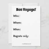 Funny Goway Party Einladungen (Rückseite)