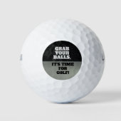 Funny Grab dir Cooles Golfangebot Golfball (Vorderseite)