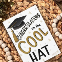 Funny Grad Cool Hat Inspirivity Abschluss Card