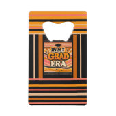 Funny Grad Era Personalisierte Initials Monogram Geldbeutel Flaschenöffner (Vorderseite)