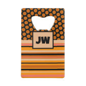 Funny Grad Era Personalisierte Initials Monogram Geldbeutel Flaschenöffner (Rückseite)