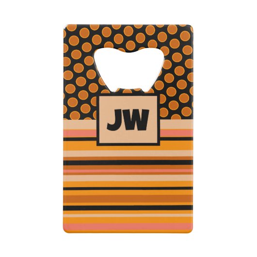 Funny Grad Era Personalisierte Initials Monogram Geldbeutel Flaschenöffner (Rückseite)