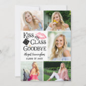 Funny Graduate KISS MEINE KLASSE GOODBYE 6 Foto Ankündigung (Vorderseite)