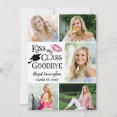 Funny Graduate KISS MEINE KLASSE GOODBYE 6 Foto Ankündigung (Vorderseite)