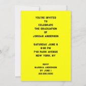 Funny Graduation Party Einladung (Rückseite)