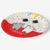 Funny Graduation Party Pappteller (Schrägansicht)