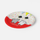 Funny Graduation Party Pappteller (Schrägansicht)