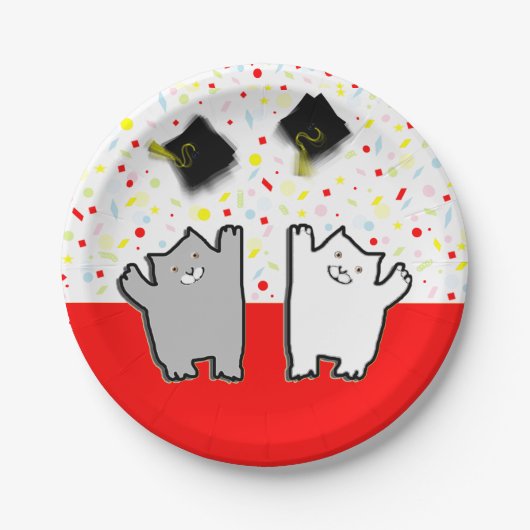 Funny Graduation Party Pappteller (Vorderseite)