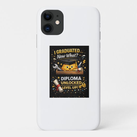 Funny Graduation Shirt – I Graduated Now What Case-Mate iPhone Hülle (Rückseite)