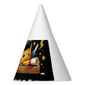 Funny Graduation Shirt – I Graduated Now What Partyhütchen (Rechts)