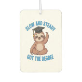 Funny Graduation Sloth Autolufterfrischer (Vorderseite)