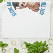 Funny Graduation Sloth Geschirrtuch (Gefaltet)
