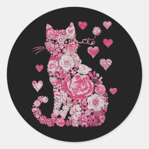 Funny Gram Heart for Oma Mother Day Women 34 Runder Aufkleber