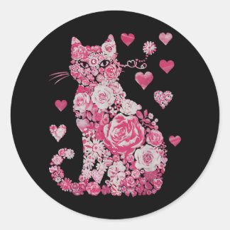 Funny Gram Heart for Oma Mother Day Women 34 Runder Aufkleber