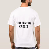 Funny Grammar - Fragezeichen zur Existenzkrise T-Shirt (Rückseite)