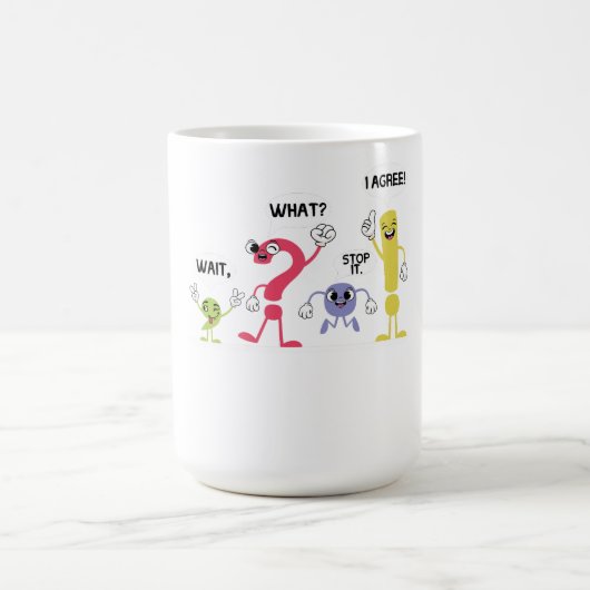 Funny Grammar Lehrer, warten, was stoppen Ich stim Kaffeetasse (Mittel)