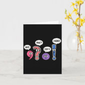 Funny Grammar Lehrer warten, was stoppen Ich stimm Karte (Gelbe Blume)