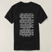 Funny Grammar Police Grammar Nazy Englisch schreib T-Shirt (Design vorne)