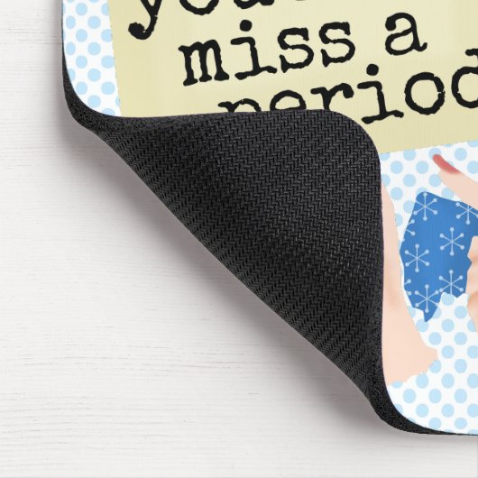 Funny Grammar Retro Spaß| Praktische Sicherheit im Mousepad (Ecke)