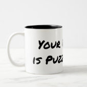 Funny Grammar Zweifarbige Tasse (Links)