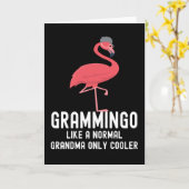 Funny Grammingo wie ein normales Oma nur Cooler Karte (Gelbe Blume)