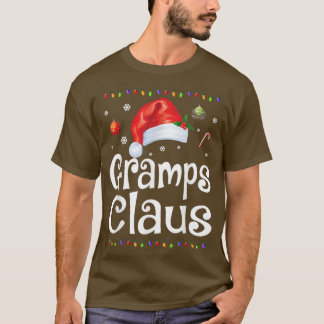 Funny Gramps Claus Christmas Pajamas Weihnachtsges T-Shirt