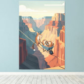 Funny Grand Canyon Leinwanddruck (Insitu (Holzboden))