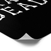 Funny Grand Deady Halloween Mummy Deady Halloween Poster (Ecke)