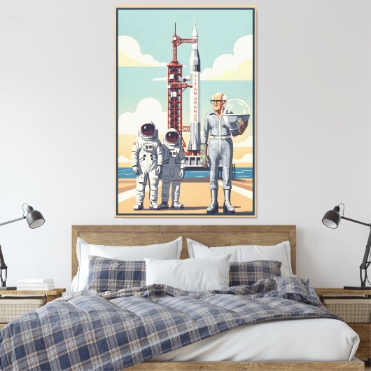 Funny Grandad Leinwanddruck (Insitu (Schlafzimmer))