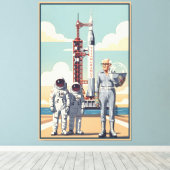 Funny Grandad Leinwanddruck (Insitu (Holzboden))