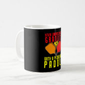 Funny Grandma Pickleball Player Kaffeetasse (Vorderseite Links)